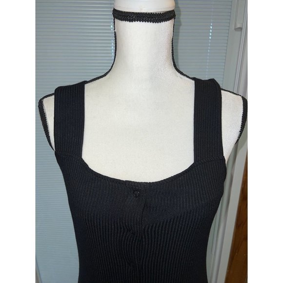 Red Haute Black Button Down Dress - NWT -MEDIUM - Picture 4 of 11